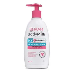 Shaan Body Milk Lotion Dry Skin 300 Ml