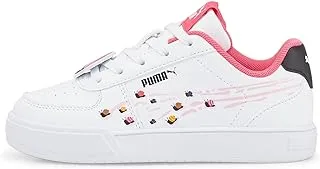 حذاء رياضي للأطفال من الجنسين من Puma Caven Small World PS Puma White-Alm