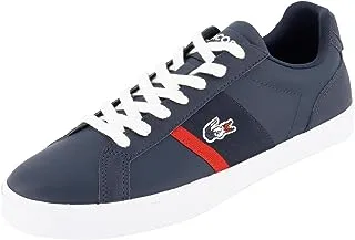 Lacoste mens Lerond Pro Leather Tricolour Trainers Sneaker