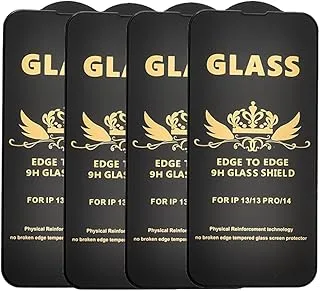 G-Power 9H Tempered Glass Screen Protector Premium With Anti Scratch Layer And High Transparency For Iphone 14 Set Of 4 Pack 6.1