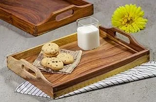 HayahWood 38 - Small Wood Rectangle Tray