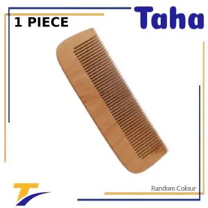 Natural Wood Comb For Healthy & Long Hair 1 Piece