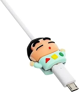 Generic Silicone Cable Protector With Cartoon Character Design For Your Charging Cord - Multi Color