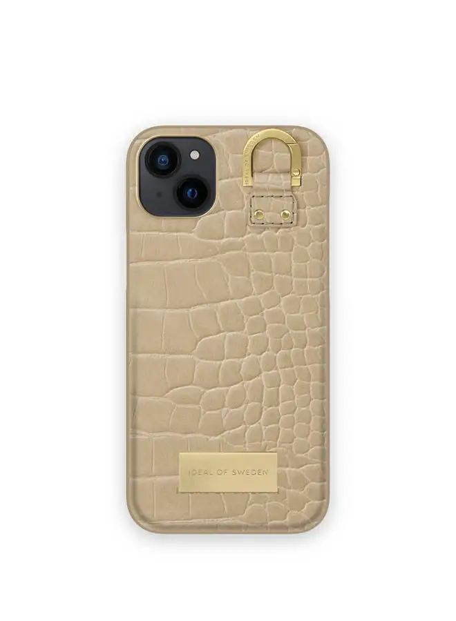 iDeal of Sweden Mobile Case Cover For Iphone 14 Plus Beige Warm Beige Croco