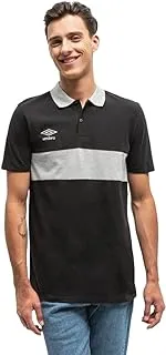 UMBRO Mens FW CONTRAST PIQUE POLO Polo Shirt