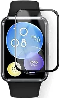 Generic Soft Fiber Curved Protective Film for Huawei Watch Fit 2 - Fit2 Smartwatch Full Screen Protector Cover Accessories