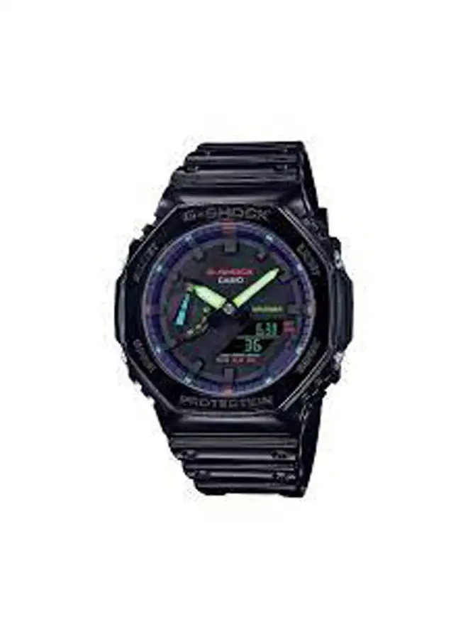 G-SHOCK Resin Analog+Digital Watch GA-2100RGB-1ADR