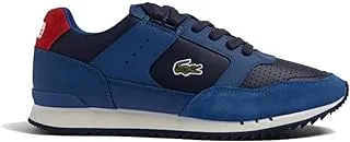 Lacoste mens Partner Piste Leather Trainers Sneaker