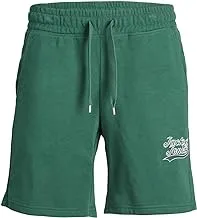 Jack & Jones Men's JPSTTREVOR Sweat Shorts GMS SweatShorts, Trekking Green, L