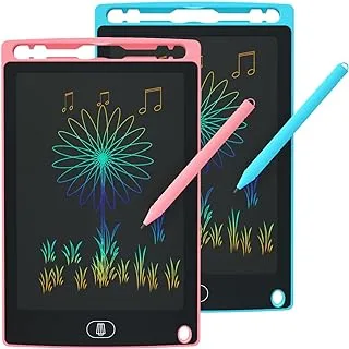 8.5 Inch Colorful LCD Writing Tablet for Kids, Electronic Sketch Drawing Pad for Kids, Doodle Board Toddler Travel Learning Educational Toys Activity Kids Drawing Tablet for 3 4 5 6 7 8 Year Old Girls