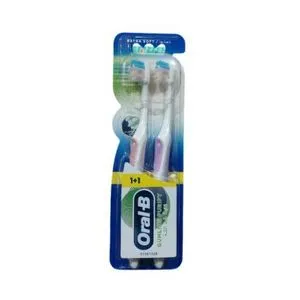 ORAL-B Toothbrush Gumline Purify ExtraSoft 2inPack + Azwaaa Bag