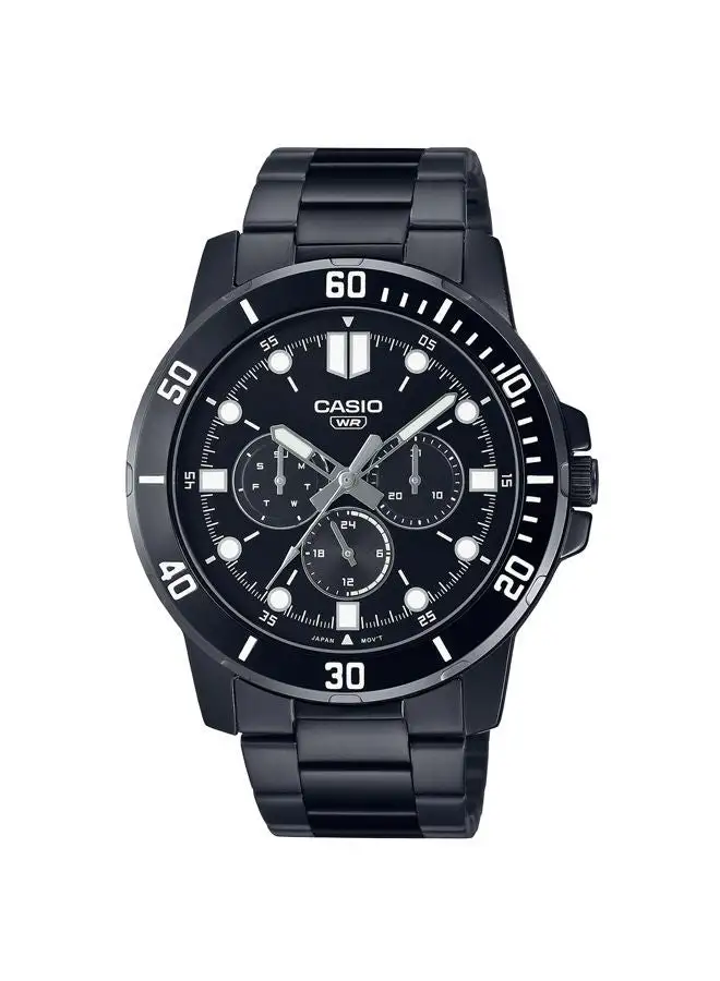 CASIO Stainless Steel Chronograph Watch MTP-VD300B-1EUDF