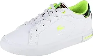 Lacoste Powercourt Synthetic Heel Pop Trainers kids sneakers