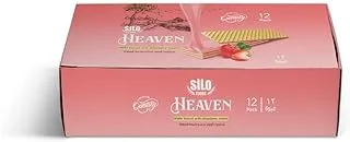 Heaven wafer filled with strawberry cream,60gm - set of 12