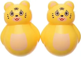 Kian 2022 High Quality Sharpener With Animals Design Pack of 2 Pieces For School, Student, office - Yellow