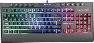 XTRIKE ME DREAM MY LIFE Xtrike Me KB - 508 Memrane Gaming keyboard With Multimedia Functions And Rainbow Backlight For Computer - Black