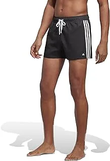 adidas Men 3-Stripes CLX Very-Short-Length Swim Shorts SWIM SWIMWEAR for Men SWIM SHORTS