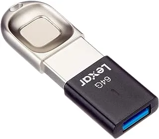 Lexar JumpDrive F35 64GB USB 3.0 بصمة الإصبع الجديدة