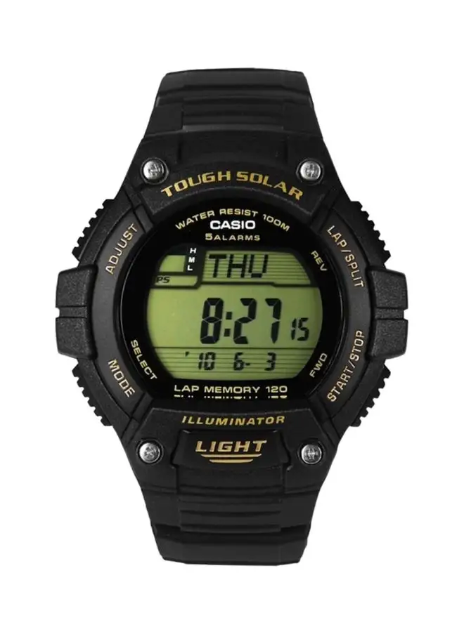 CASIO Men's Resin Digital Quartz Watch W-S220-9AVDF