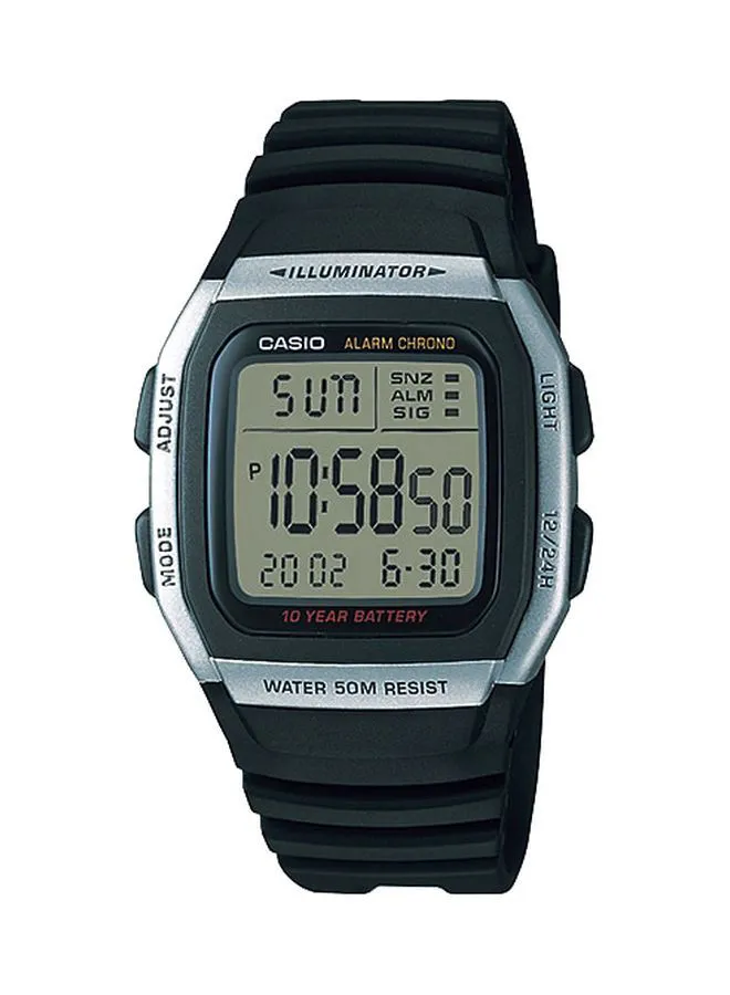 CASIO Men's Youth Digital Watch W-96H-1AVDF - 37 mm - Black