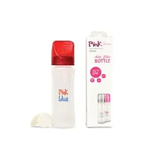 Pink Blue Baby Bottle 240 Ml Without A Handle Premium