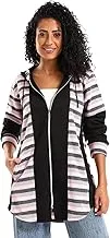 CAESAR Woman Hoodie With Pocket And Through Zipper,multicolour,XXXL