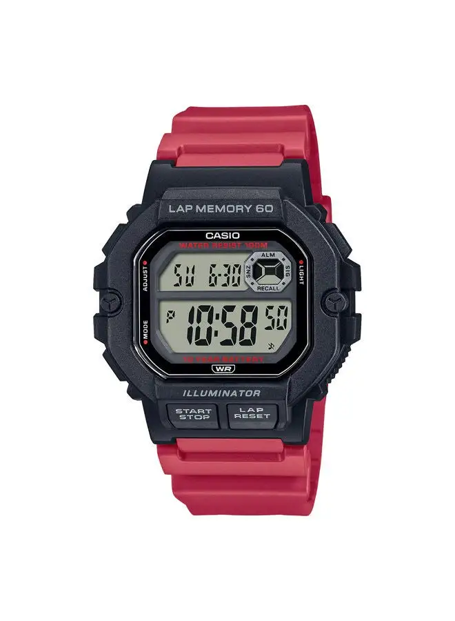 CASIO Resin Digital Watch WS-1400H-4AVDF