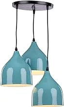 Nagafa Shop, High Quality, Three Ostrich Modern Ceiling Lamp, For Living Room, Bedroom, Or Hall - Turquoise