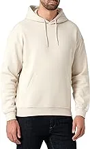 سويت شيرت رجالي من Jack & Jones بقلنسوة Jorbrink Sweat Hood Noos، مقاس Moonbeam، مقاس XL