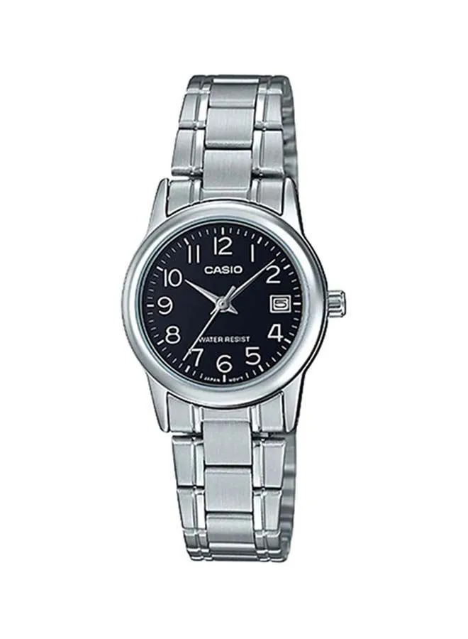 CASIO Women's Stainless Steel Analog Wrist Watch LTP-V002D-1BUDF