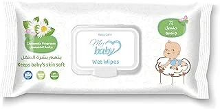 Easy Care Baby Wipes, Chamomile Scent, 72 Wipes