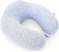 Generic Comfy Neck Support Soft Memory Foam Travel Neck Pillow U-Shape For Car, Travel, Office,Airplane and Gifts - Light Blue