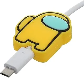 Generic Silicone Cable Protector With astronaut Cartoon Character Design For Your Charging Cord - Multi Color