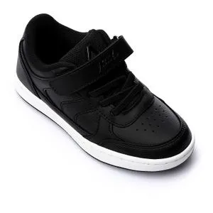 Activ Velcro Closure Round Toecap Sneakers - Black