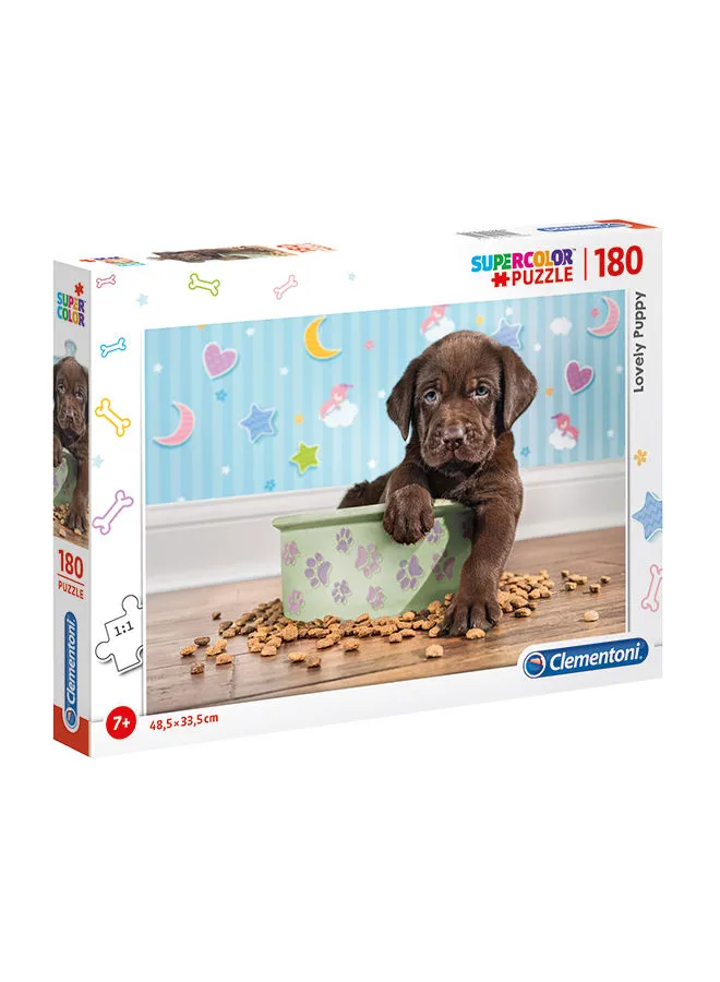 Clementoni Puzzle Lovely Puppy 180 Pieces 48.5 x 33.5cm