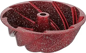 New Elara Turkish Granite Spiral Cake Mold Maroon