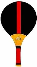 Generic The Racket Club - Handcrafted Beach Racket - Black & Red