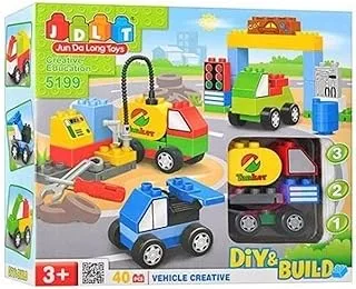 JDLT DIY & BUILD BLOCKS TOY, 40 PCS. 5199