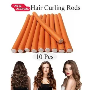 Hair Curling Rods Flixable Roller Stick - 10 Pcs