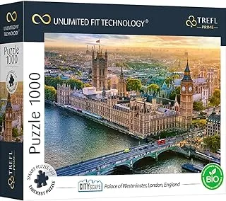 Trefl Prime 1000 Piece Puzzle Cityscape Puzzle-Palace of Westminster, London, England