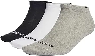 adidas thin linear low-cut socks 3 pairs socks for unisex