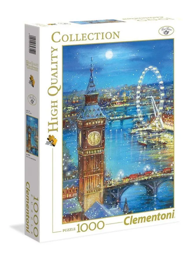 Clementoni 1000-piece jigsaw puzzle - Snow Flakes on Big