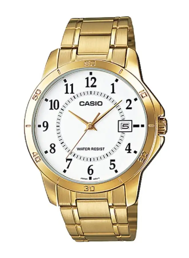 CASIO Stainless Steel Analog Wrist Watch MTP-V004G-7BUDF