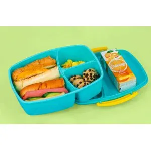 Bubbles Lunch Box Magic Turquoise Green