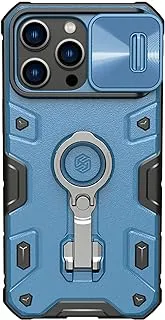 Nillkin CamShield Armor Pro Magnetic Series Cover Case Designed For Apple iPhone 14 Pro Max - Blue