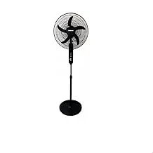 Nikai Stand Fan without Remote Control, 18 Inch, Black - NPF18C5