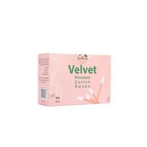 Velvet Cotton Swaps 200 Pcs