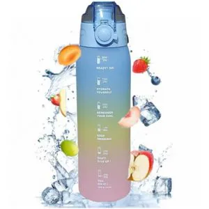 Sports Water Bottle With Time Marker And Capacity 1000 ML