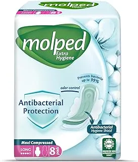 Molped Extra Hygiene - Single Pack - Long - 8 Pads