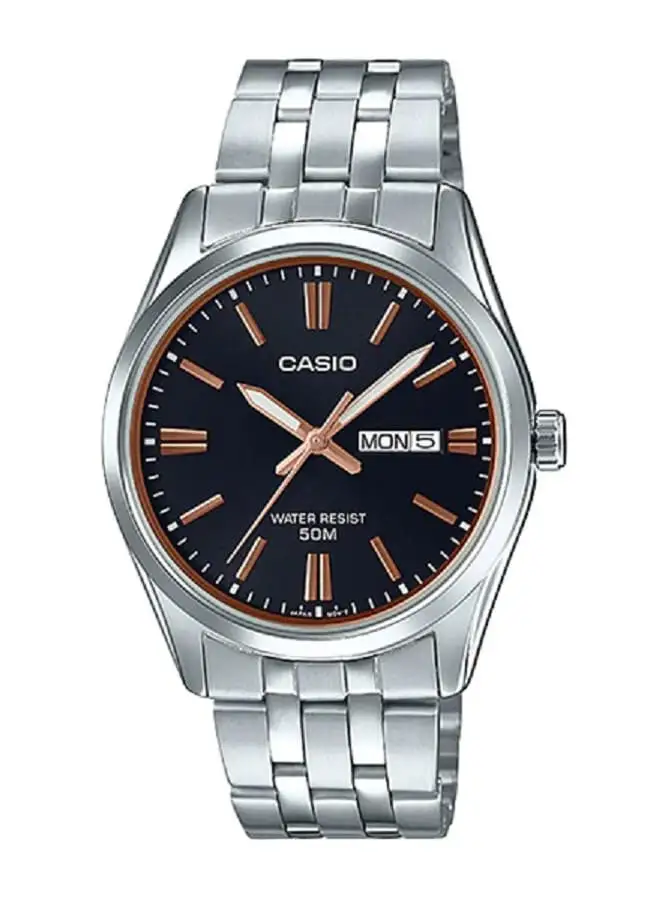 CASIO Stainless Steel Analog Wrist Watch MTP-1335D-1A2VDF